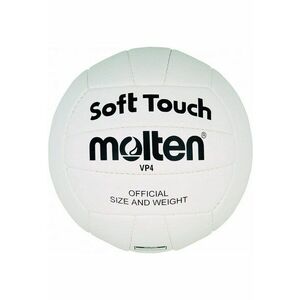 Minge volei VP4 - piele PU Soft - alb - marime imagine