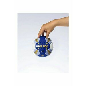 Minge handbal H0C3500 speciala pentru incepatori - super grip - marime 0 - alb cu albastru imagine