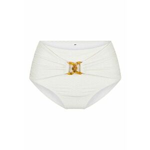 Slip cu talie inalta - Alb imagine