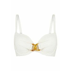 Sutien de baie texturat cu burete - Alb imagine