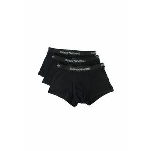 Set de boxeri cu banda elastica in talie - cu logo - 3 perechi - Negru imagine