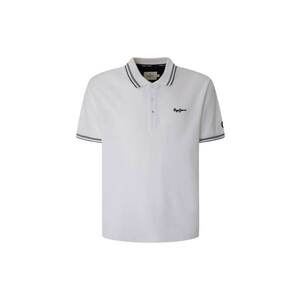 Tricou polo cu logo Jett - Alb imagine