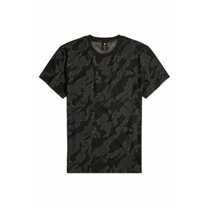Tricou regular fit din bumbac organic 32707 - Negru/Gri imagine