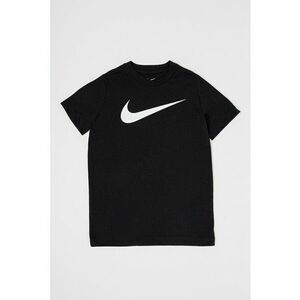 Tricou cu logo supradimensionat si tehnologie Dri-Fit - pentru fotbal - Negru imagine