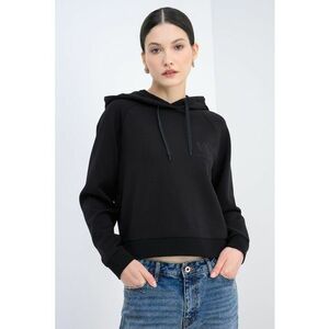 Hanorac cu maneci raglan - Negru imagine