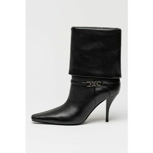 Botine de piele cu varf ascutit Nixxie - Negru imagine