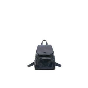 Rucsac din piele cu barete ajustabile - Albastru imagine