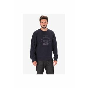 Bluza de trening din bumbac cu imprimeu logo - Albastru imagine