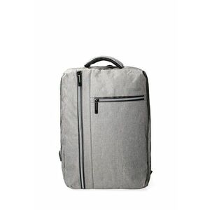 Rucsac unisex cu buzunare cu fermoar 175615 - Gri imagine