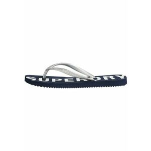Papuci flip-flop cu logo Code Essential - Albastru inchis/Argintiu imagine
