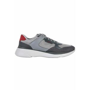 Pantofi sport cu insertii de plasa Dean - Gri inchis imagine