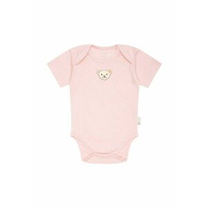 Body de bumbac cu aplcatie grafica 13287 - Roz prafuit imagine