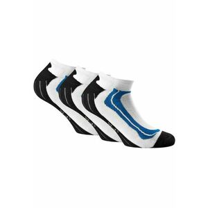 Set de sosete unisex pentru antrenament - 3 perechi - Alb/Albastru imagine