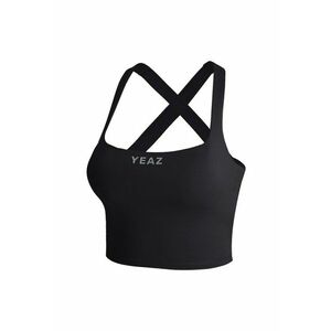 Top crop cu logo - Negru imagine