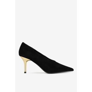 Pantofi dama 5903419900761 - Piele intoarsa - Negru - Negru imagine