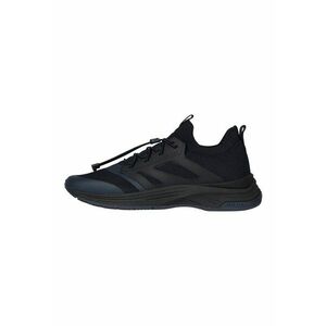 Pantofi sport de plasa cu model slip-on - Negru/Bleumarin imagine