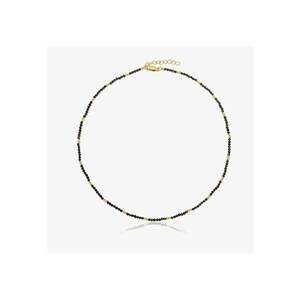 Colier din argint Golden SummerScape – Black Spinel imagine