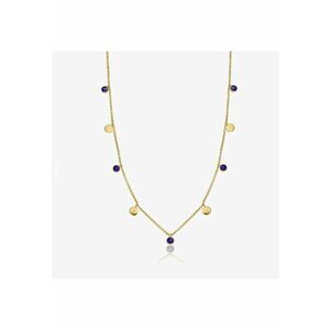 Colier din argint Golden Noora - Lapis Lazuli imagine