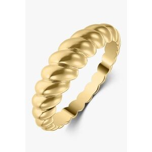 Inel din argint veritabil placat cu aur de 14K imagine