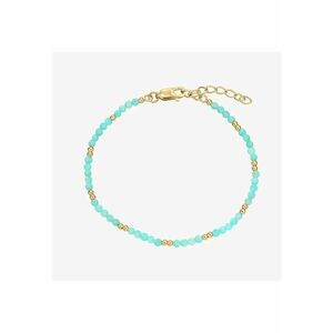 Bratara din argint Golden SummerScape - Amazonit imagine