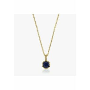 Colier din argint Birthstone Golden September - Safir imagine