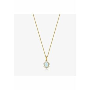 Colier din argint Golden Virtue - Piatra Lunii imagine