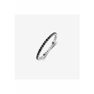 Inel din argint Classic Eternity - Onix Negru imagine