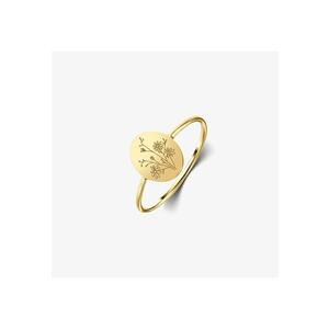 Inel din argint Birth Flower Golden - September Aster imagine
