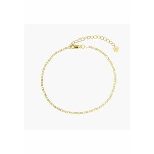 Bratara de picior din argint Golden Anchor imagine