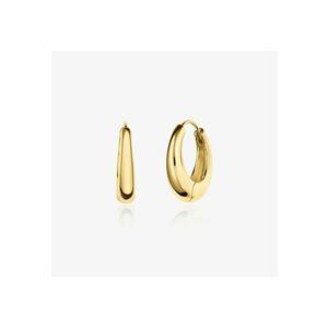 Cercei din argint Golden Maxi Dome imagine