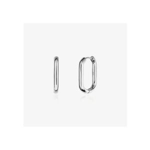 Cercei din argin Square Hoops imagine