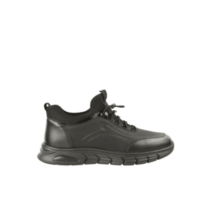 Pantofi sport - barbati - E18350 - negru - piele naturala - Negru imagine