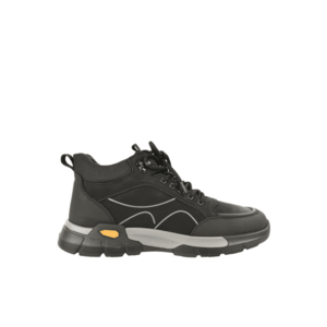 Ghete sport - barbati - E90003 - negru - piele naturala - Negru - Piele naturala - Negru imagine