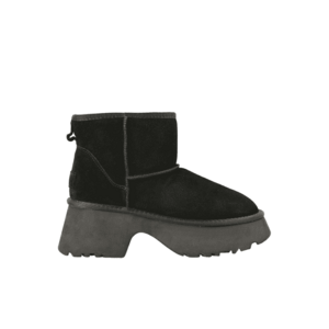 Ghete sport - dama - D113-7 - negru - piele intoarsa - Negru imagine