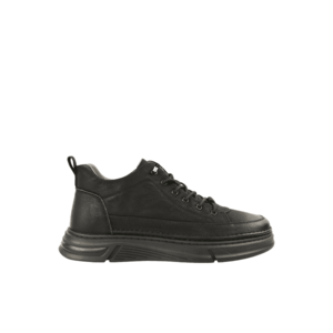 Ghete sport - barbati - E90001 - negru - piele naturala - Negru imagine
