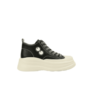 Pantofi sport - dama - KM 3817 negru - piele naturala - Negru imagine