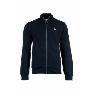 Bluza de trening cu buzunare laterale si fermoar - Albastru imagine