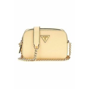 Geanta crossbody de piele saffiano sintetica Noelle - Galben imagine