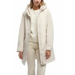 Jacheta cu gluga si finisaj rezistent la apa Spherica - Alb fildes imagine