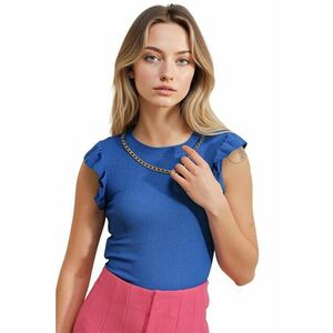 Tricou - Albastru - Poliester/Lycra imagine