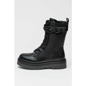 Ghete de piele ecologica Elyse - Negru imagine