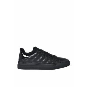 Pantofi sport low-cut din piele - Negru imagine