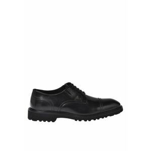 Pantofi derby din piele - Negru imagine