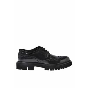 Pantofi brogue din piele - Negru imagine