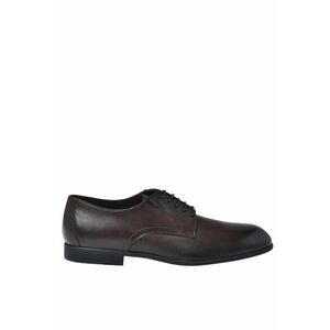 Pantofi derby din piele - Maro imagine