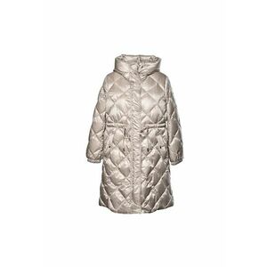 Geaca parka cu umplutura de puf si gluga - Bej imagine
