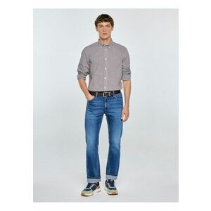 Camasa cu model in carouri si guler oxford imagine