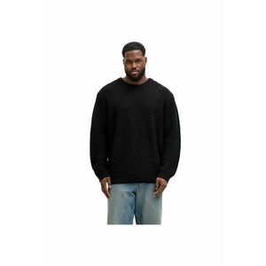 Bluza JACK &JONES Bleeker Knit Crew BF PLS 52300 - Negru imagine