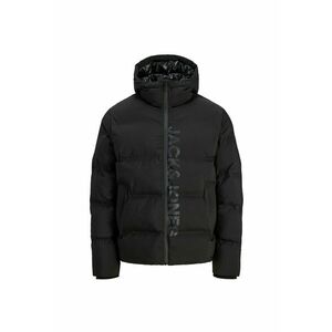 Geaca JACK &JONES Kaito Puffer BF Print 52246 - Negru imagine