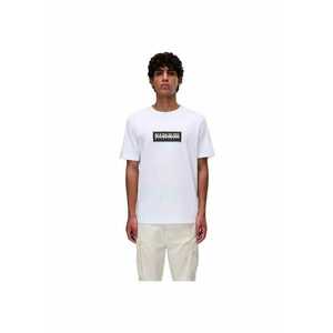 Tricou Box Logo SS 51961 - Alb imagine
